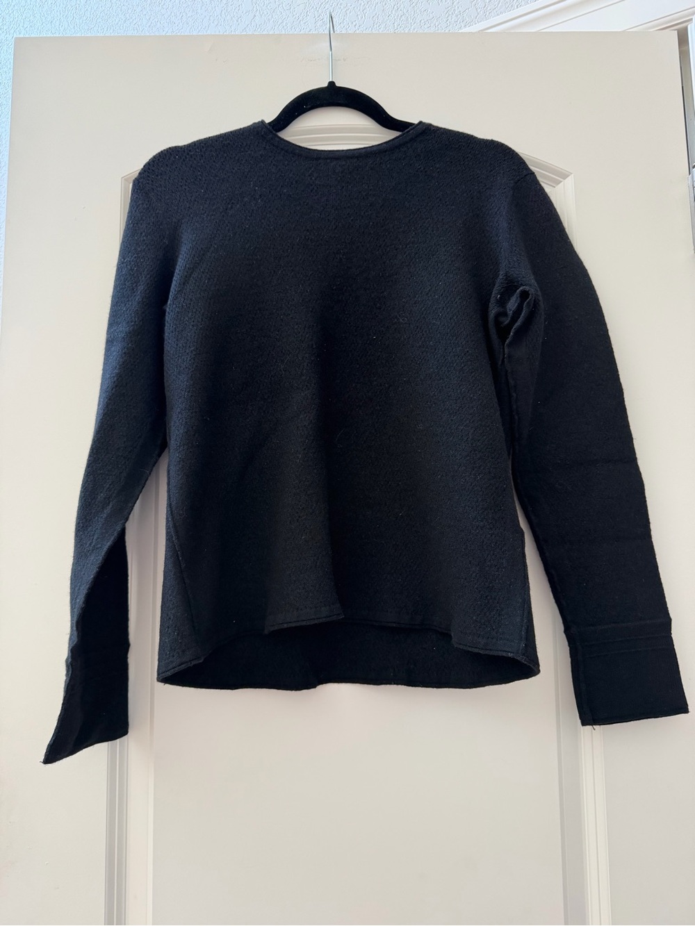 Rag & Bone Extra Fine Merino Wool Blend Crew Neck sweater. SZL. Ribbed Cuff. Lux